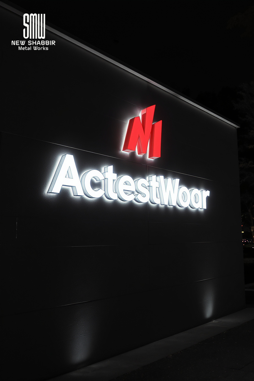 Outdoor Business Signage - Metal Fabrication